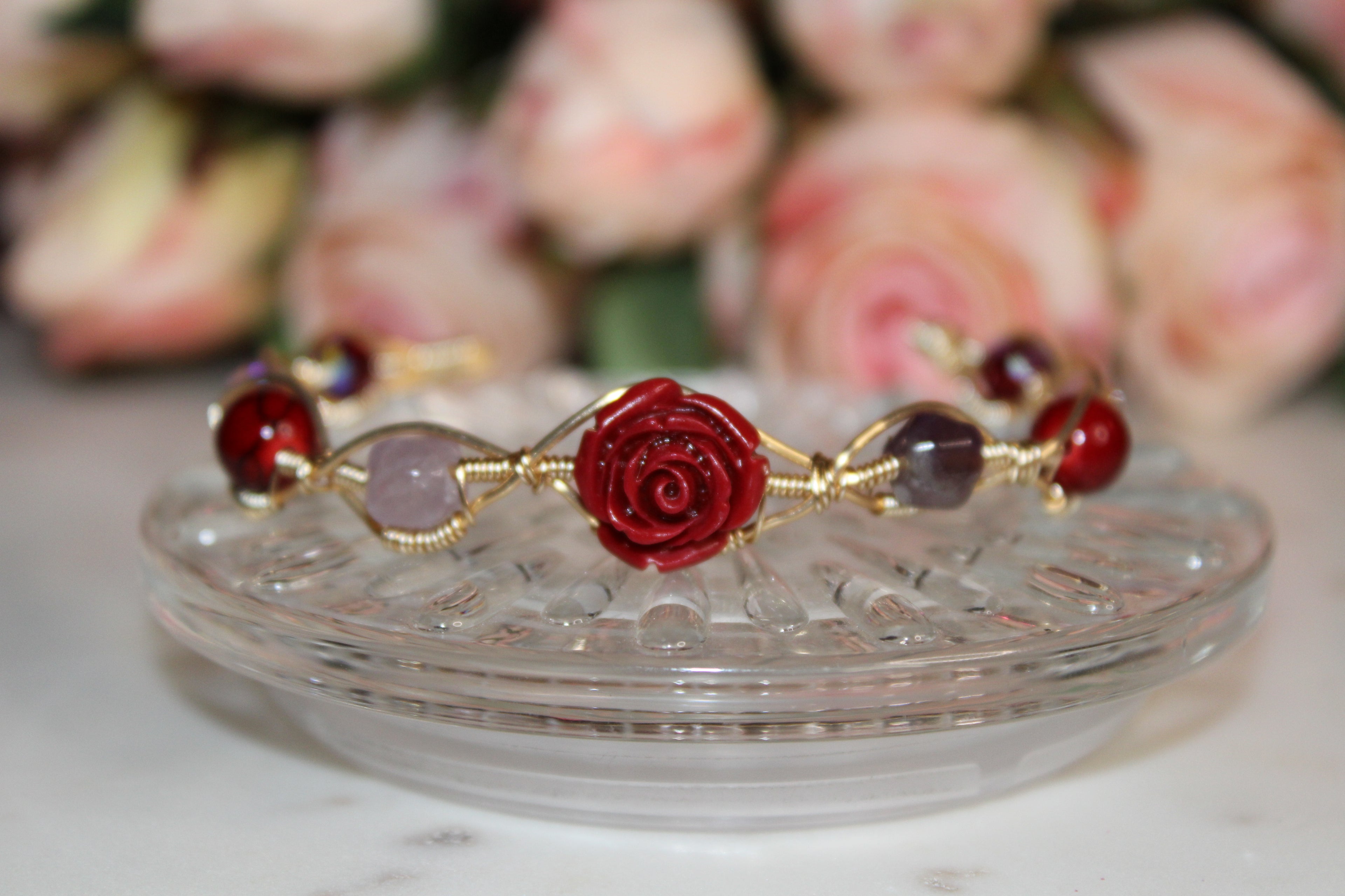 Wire Wrapped Rose