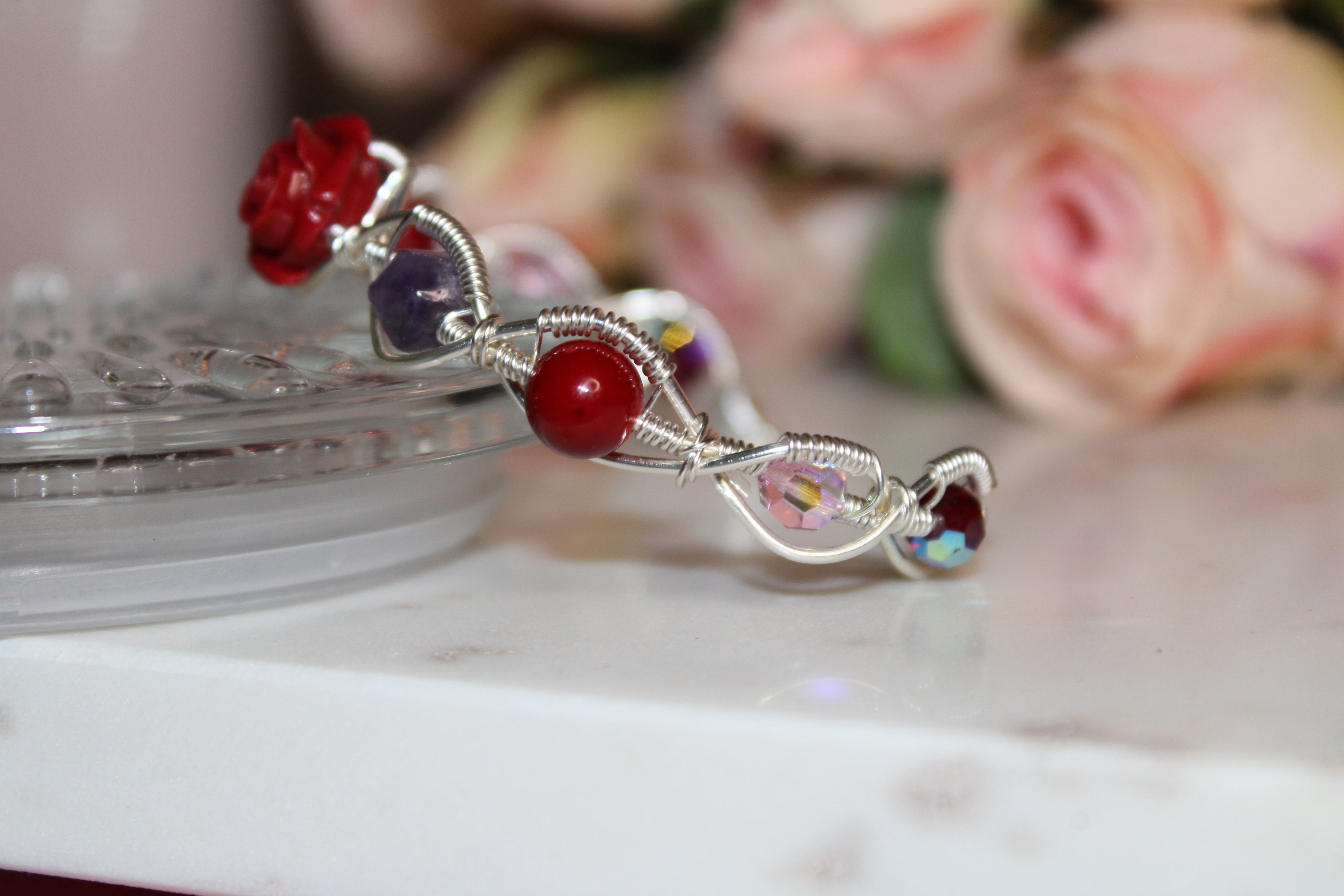 Wire Wrapped Rose