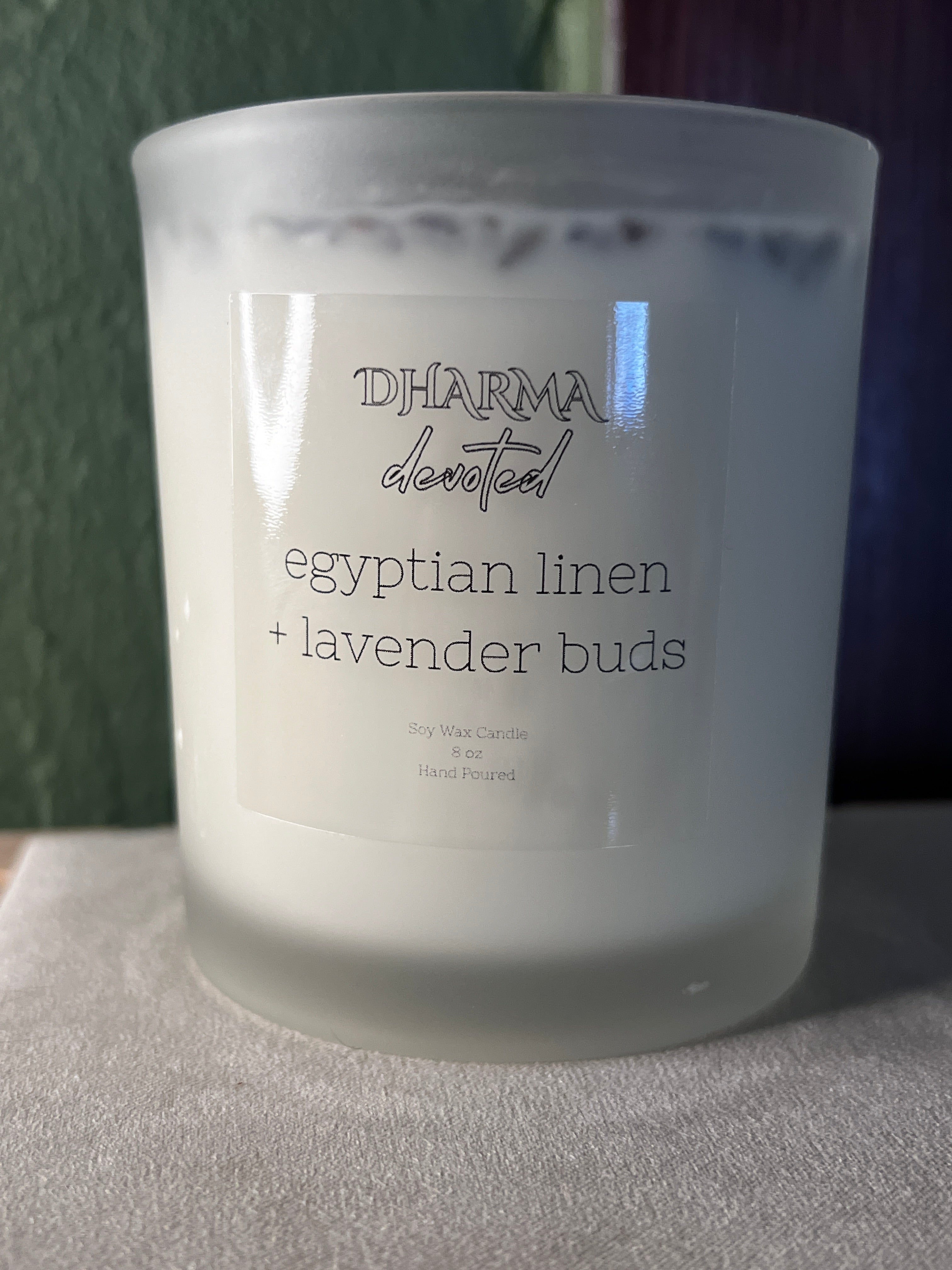egyptian linen + lavender buds