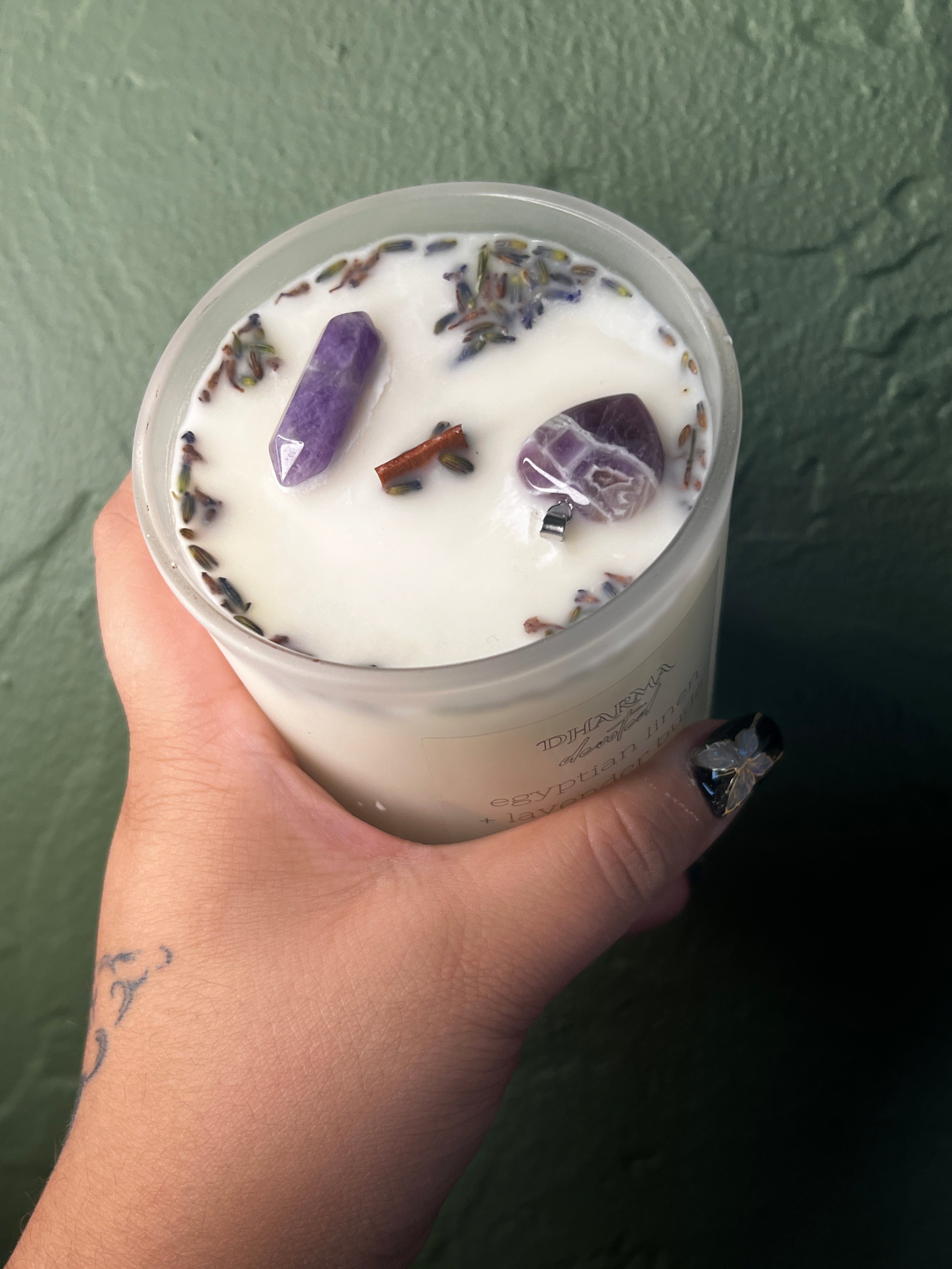 egyptian linen + lavender buds
